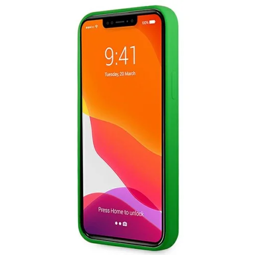 iPhone 13 Pro tok zöld szilikon keménytok Lacoste - 5