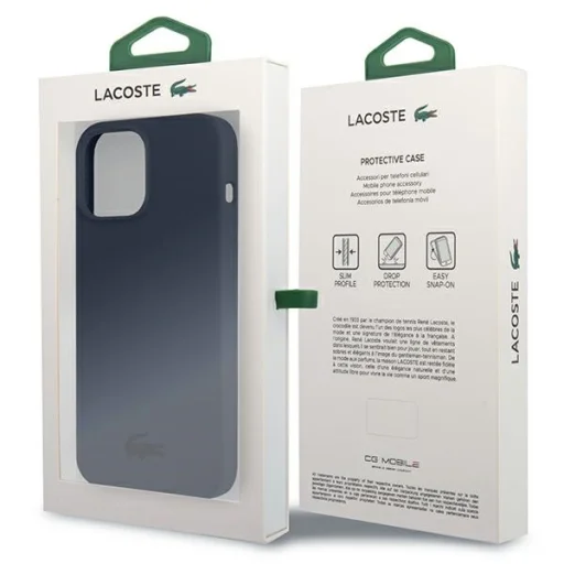 iPhone 13 Pro / 13 6,1" Lacoste LCHCP13LSV sötétkék tok - 8
