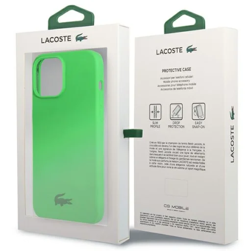 iPhone 13 Pro Max zöld kemény tok Lacoste - 8