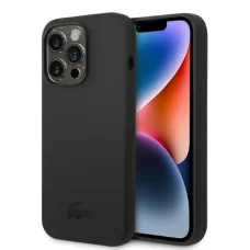 iPhone 14 Pro Lacoste LCHCP14LSK fekete szilikon tok