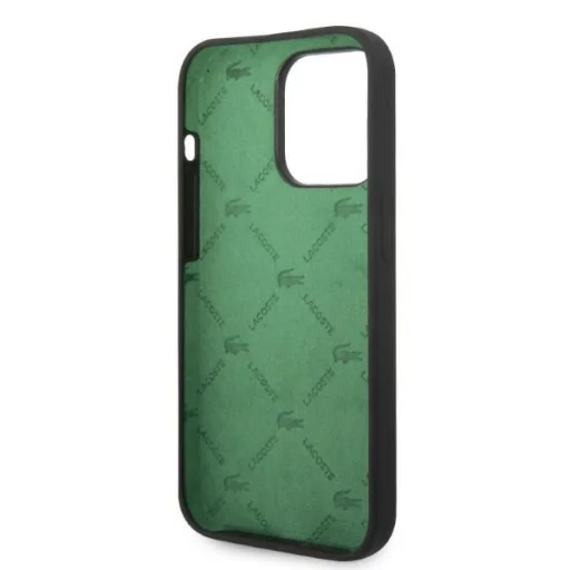 iPhone 14 Pro Lacoste LCHCP14LSK fekete szilikon tok - 7
