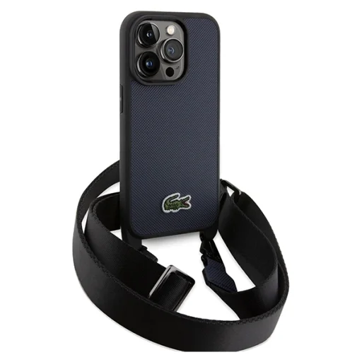 iPhone 15 Pro 6.1" sötétkék tok Lacoste Iconic Petit Pique Crossbody - 3