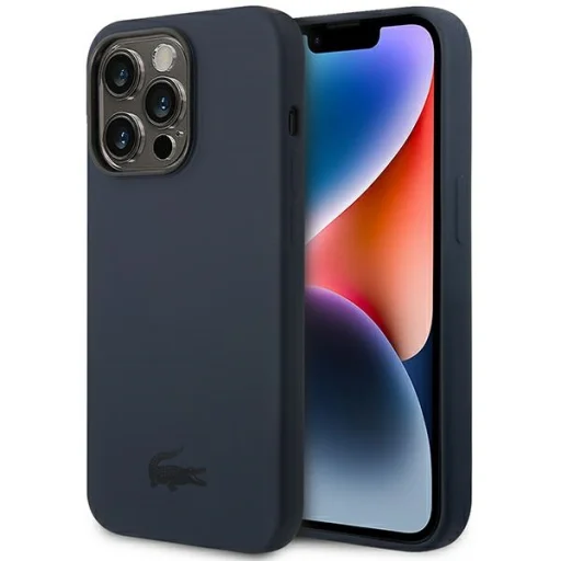 iPhone 14 Pro 6.1" Lacoste LCHCP14LSV tengerészkék tok - 1