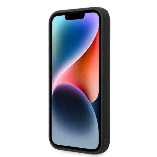 iPhone 14 Pro Max 6.7" Lacoste LCHCP14XSHK fekete kemény tok krokodil fej dizájnnal - 5