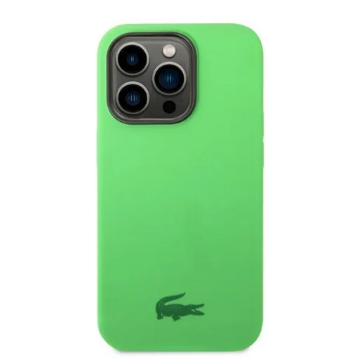 iPhone 14 Pro Max zöld szilikon kemény tok Lacoste - 3