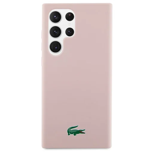 Samsung Galaxy S23 Ultra tok Lacoste LCHCS23LSLOLP világos rózsaszín tok - 3