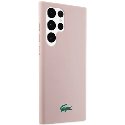 Samsung Galaxy S23 Ultra tok Lacoste LCHCS23LSLOLP világos rózsaszín tok - 4