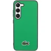 Samsung Galaxy S23 Plus zöld tok Lacoste LCHCS23MPVCN Iconic Petit Pique mintával thumbnail
