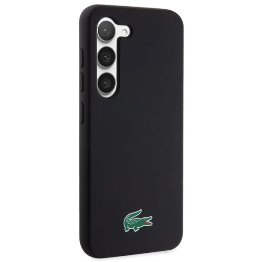 Samsung Galaxy S23 Plus fekete tok Lacoste Silicone Croc Logo - 7