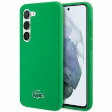 Samsung Galaxy S23 Plus zöld tok Lacoste Silicone Croc Logo