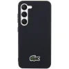 Samsung Galaxy S23 Lacoste LCHCS23SPVCK fekete kemény tok ikonikusan Petit Pique mintával tok thumbnail
