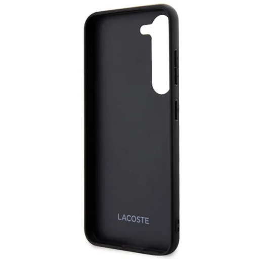 Samsung Galaxy S23 Lacoste LCHCS23SPVCK fekete kemény tok ikonikusan Petit Pique mintával tok - 7