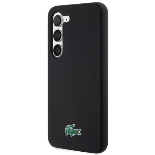 Samsung Galaxy S23 fekete tok Lacoste Silicone Croc Logo - 2