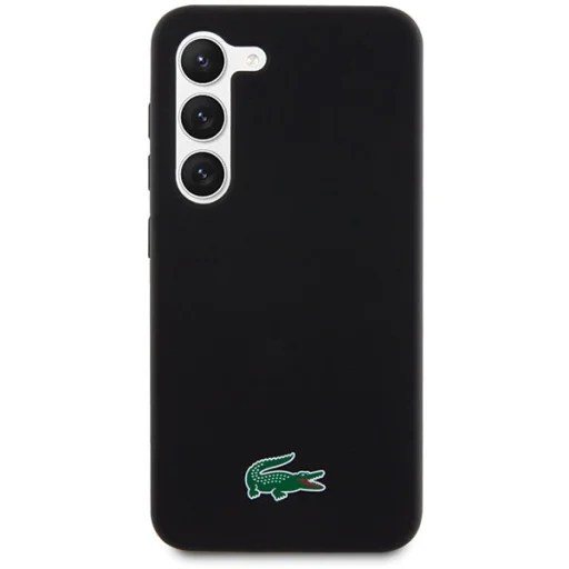 Samsung Galaxy S23 fekete tok Lacoste Silicone Croc Logo - 3