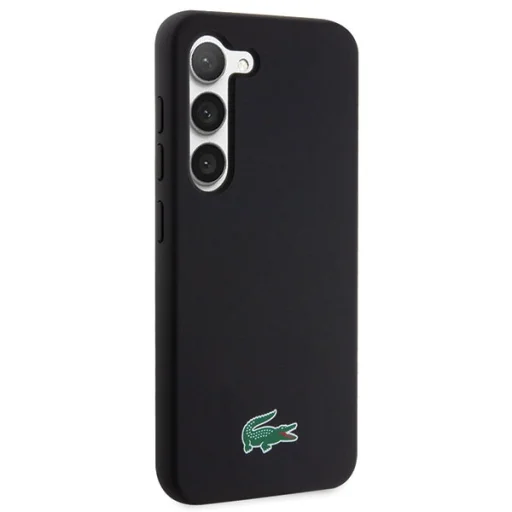 Samsung Galaxy S23 fekete tok Lacoste Silicone Croc Logo - 4