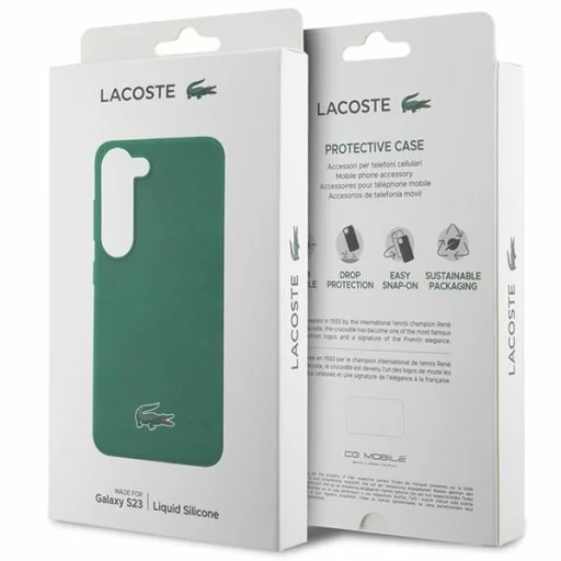 Samsung Galaxy S23 Lacoste LCHCS23SSLON zöld tok - 8