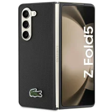 Samsung Galaxy Z Fold5 Lacoste Iconic Petit Pique fekete tok