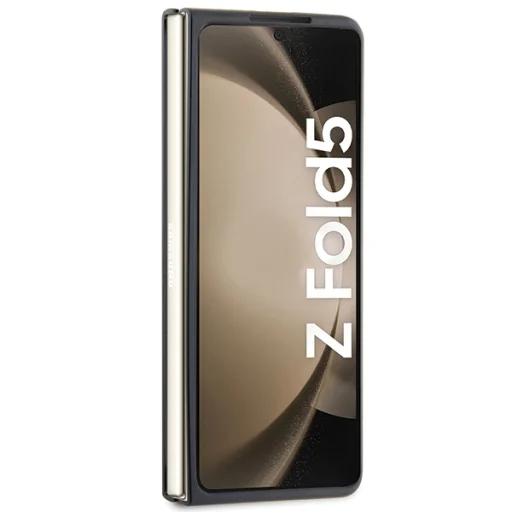 Samsung Galaxy Z Fold5 Lacoste Iconic Petit Pique fekete tok - 3