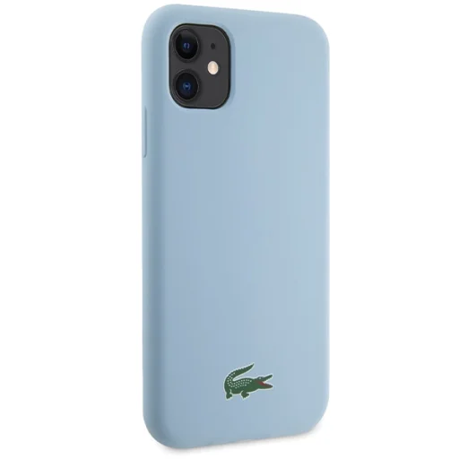 iPhone 11 / Xr 6.1" világoskék tok Lacoste Silicone Croc Logóval és MagSafe-fel - 4