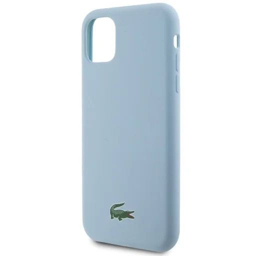 iPhone 11 / Xr 6.1" világoskék tok Lacoste Silicone Croc Logóval és MagSafe-fel - 6