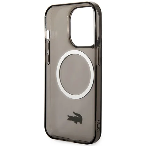 iPhone 14 Pro Max fekete keménytok átlátszó dizájnnal és MagSafe-kel tok - 7