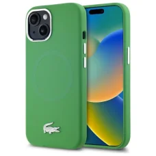 iPhone 15 6.1" Lacoste LCHMP15SSMAN estragon tok