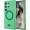 Samsung Galaxy S24 Ultra tok Lacoste LCHMS24LULON zöld kemény tok átlátszó MagSafe thumbnail