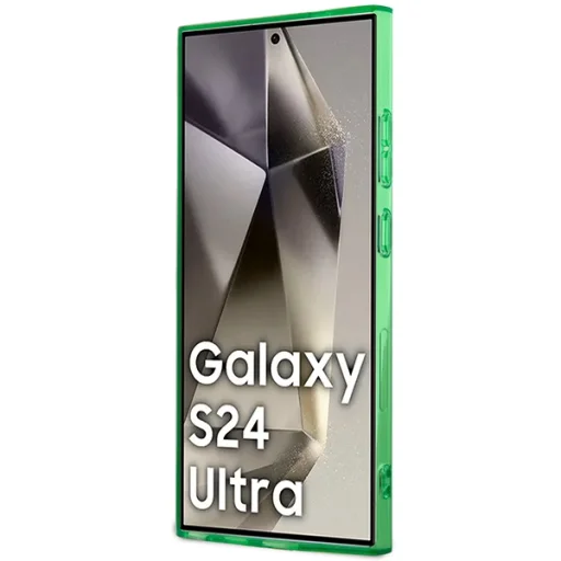 Samsung Galaxy S24 Ultra tok Lacoste LCHMS24LULON zöld kemény tok átlátszó MagSafe - 5