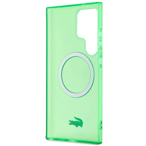 Samsung Galaxy S24 Ultra tok Lacoste LCHMS24LULON zöld kemény tok átlátszó MagSafe - 7