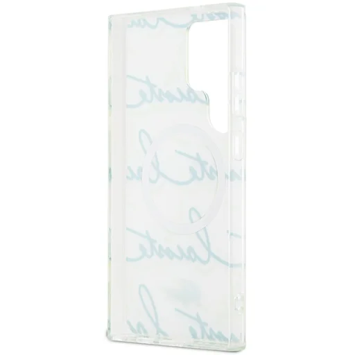 Samsung Galaxy S24 Ultra tok Lacoste LCHMS24LUSCN S24 Ultra S928 fehér kemény tok Logo Script MagSafe - 7