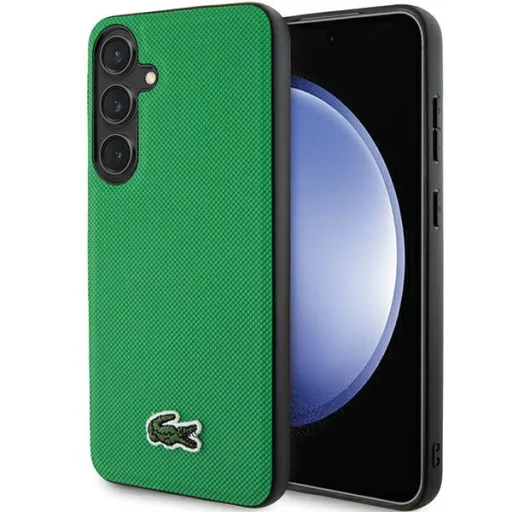 Samsung Galaxy S24 Plus Lacoste Iconic Petit Pique zöld tok - 1