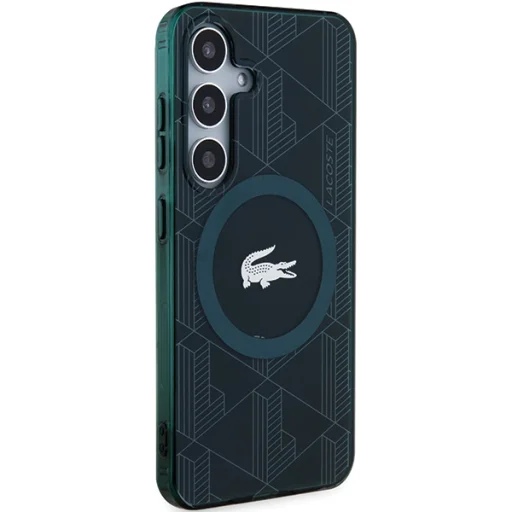 Samsung Galaxy S24 tok Lacoste LCHMS24SUBSE S24 S921 zöld kemény tok IML Blend Monogram MagSafe - 4