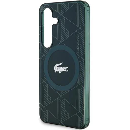 Samsung Galaxy S24 tok Lacoste LCHMS24SUBSE S24 S921 zöld kemény tok IML Blend Monogram MagSafe - 6
