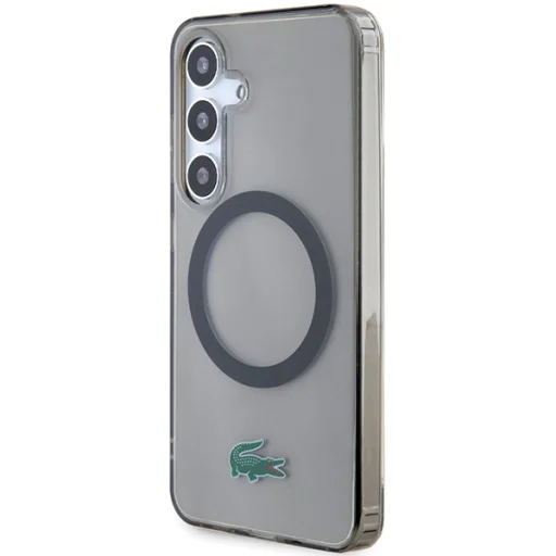 Samsung Galaxy S24 fekete tok Lacoste LCHMS24SULOK S921 üvegfólia Transparent MagSafe - 2