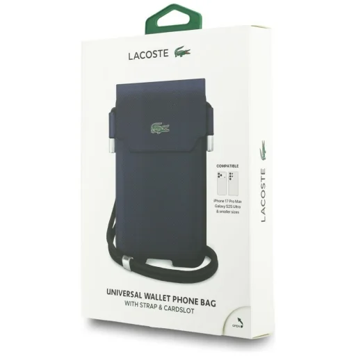 Lacoste Universal Sleeve Crossbody The Blend XL tengerészkék - 4