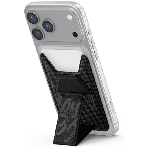 Wallet Skinarma Kado Phantom Mágneses Kártyatartó Fogantyú Állvány fekete - 2