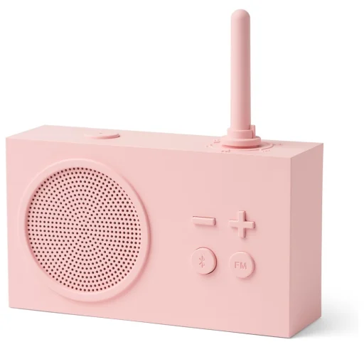 Rózsaszín Tykho 3 FM Bluetooth Rádió Lexon - 2