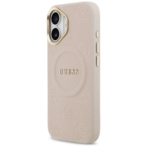 iPhone 17 Guess Peony Hot Stamp MagSafe rózsaszín tok - 2