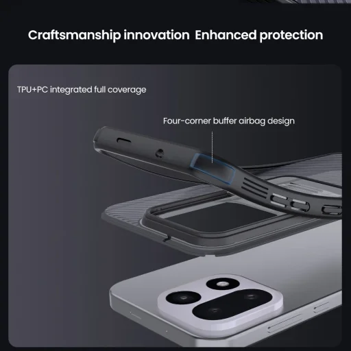 Nillkin CamShield PRO Hard tok OnePlus 15 Transparent Black - 5