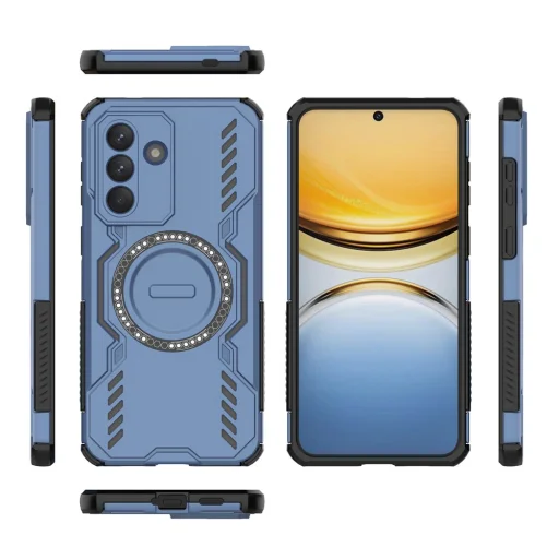 Samsung Galaxy A57 5G Kék Techsuit ArmorMag tok - 3