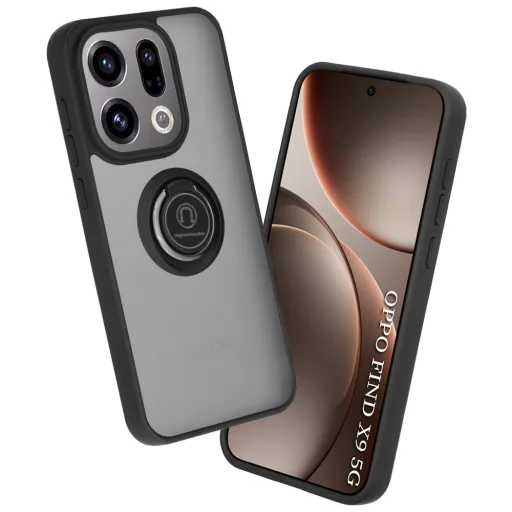 Oppo Find X9 Techsuit Glinth Fekete tok - 1