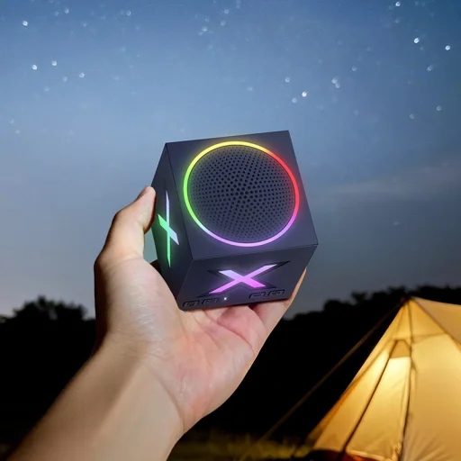 Borofone Hordozható Bluetooth Hangszóró BR101 Rubik kék - 4