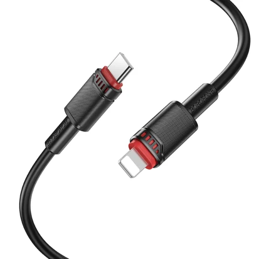 Borofone Kábel BX110 Beneficio - USB Lightning 2,4A 1 méter fekete - 2