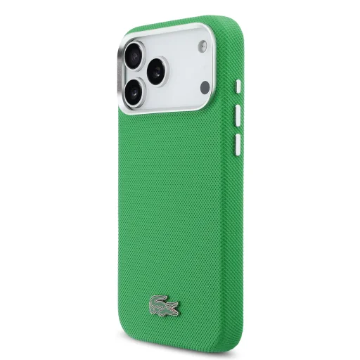 Lacoste Iconic Petit Pique Metal Logo MagSafe iPhone 17 Pro Max tok zöld, - 2
