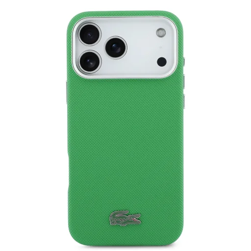 Lacoste Iconic Petit Pique Metal Logo MagSafe iPhone 17 Pro Max tok zöld, - 3
