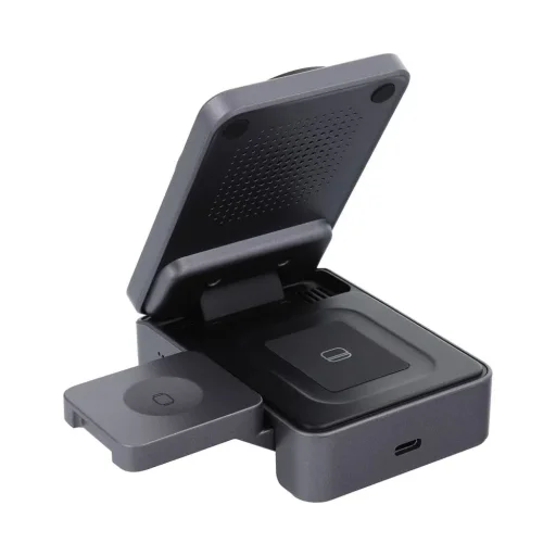 Forcell F-Energy 3 az 1-ben Flex Pro Qi2 MagSafe kompatibilis vezeték nélküli töltő (F-05) ezüst - 8