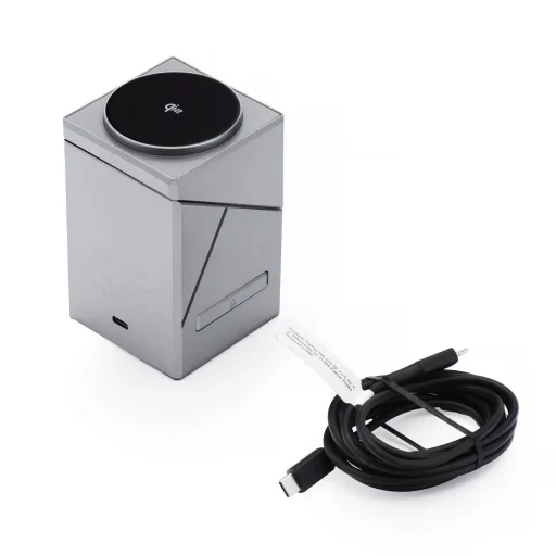 Forcell F-Energy 3 az 1-ben Rotation Cube Qi2 MagSafe-kompatibilis vezeték nélküli töltő (F-06) ezüst - 17