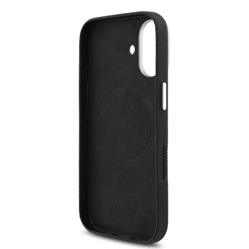 Lacoste Ikonikus Petit Pique Fém Logó MagSafe iPhone 17 tok Fekete - 5