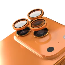iPhone 17 Pro / 17 Pro Max kamera lencsevédő narancssárga üvegfólia