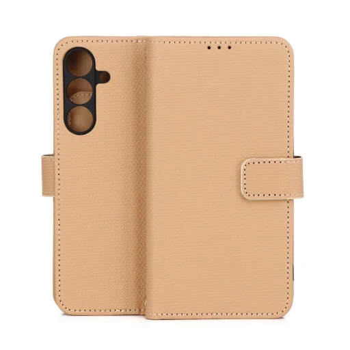 Samsung Galaxy S25 FE Intelligens Háromszög tok barna - 1
